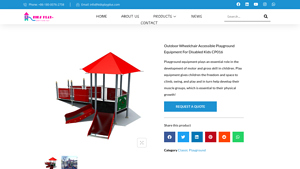 Kids Play Plus - Outdoor Wheelchair Accessible Playground Equipment