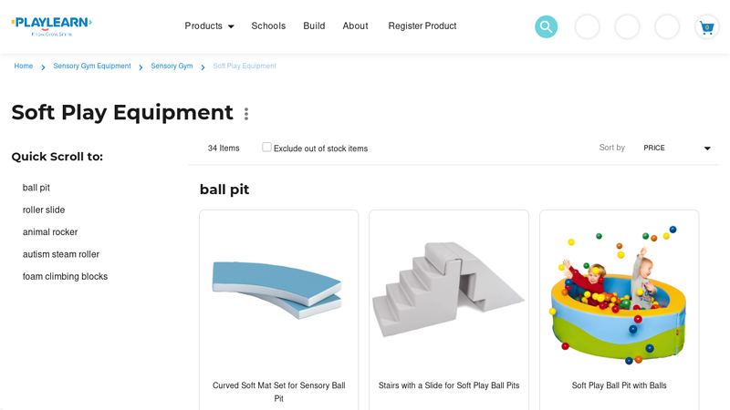 Soft Play Equipment for Sensory Gym - Playlearn