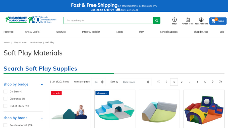 Soft Play Materials - Discount School Supply