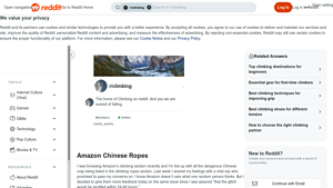 Unsafe Climbing Gear - Cheap Chinese Ropes