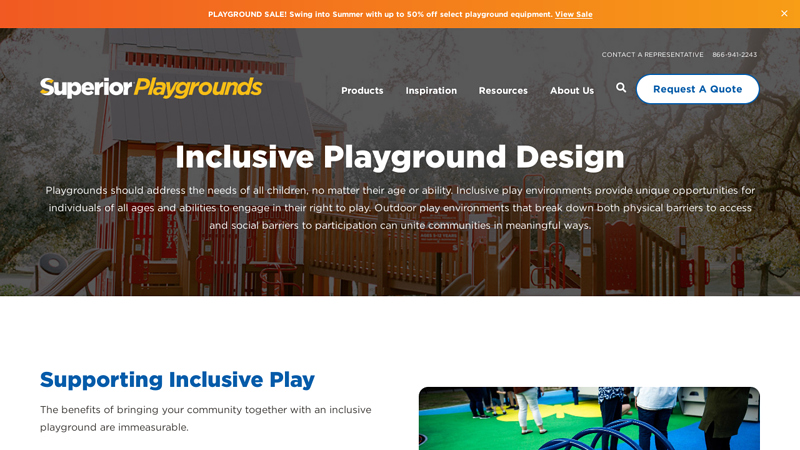 Products | Designing - Inclusive Playgrounds