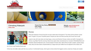 Chimelong Waterpark - Water Slides & Attractions